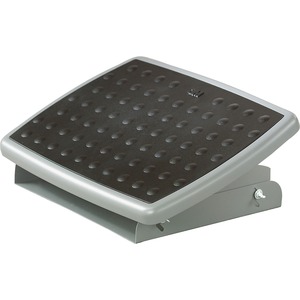 Adjustable Height/Tilt Footrest, Nonskid Platform, Charcoal Gray  MPN:FR330