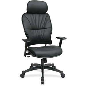 Office Star Leather Executive High-Back Chair