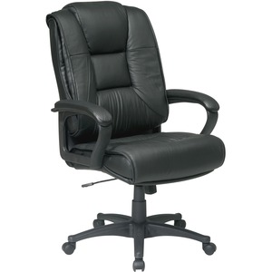 Office Star EX5100 Exec. Leather High-Back Chairs