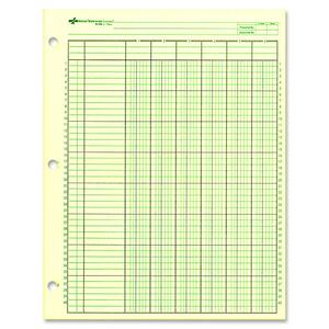 Rediform National Side Punched Analysis Pads