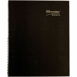 Rediform Hard Cover Twin-Wire Monthly Planners