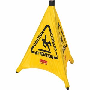Rubbermaid Multi-Lingual Caution Safety Cones