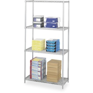 Safco Wire Shelving Unit and Extra Shelves