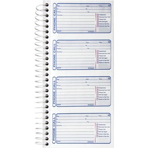 Sparco 02301 Carbonless Telephone Message Book