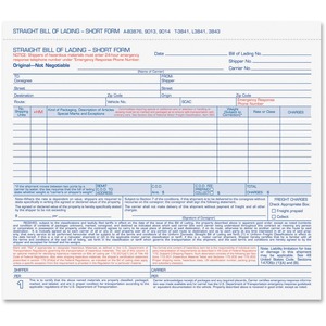 Tops Bills of Lading Snap-Off Sets