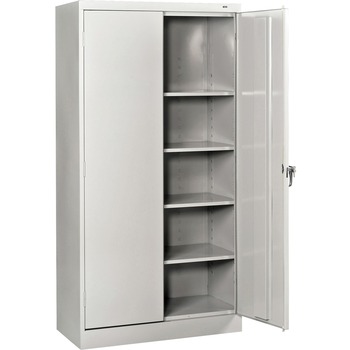 7224 Standard Storage Cabinet 36 X 24 X 72 750 Lb Load Capacity Steel Powder Coated Recycled Light Gray Wb Mason