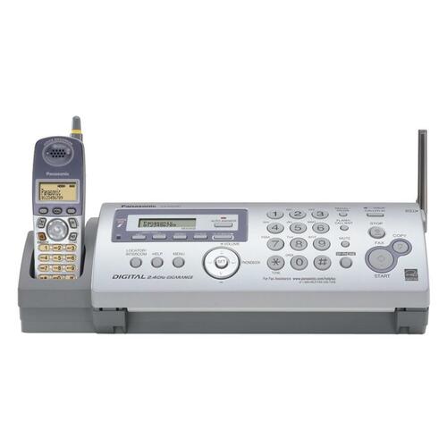 Panasonic KX FG2451 Plain Paper Fax Copier with 2.4GHz FHSS GigaRange Cordless Phone and Digital Answering System