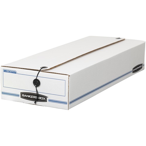 Fellowes Bankers Box Liberty Corrugated Strg Boxes, WHITE