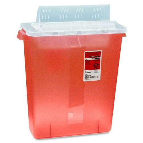 Covidien Transparent Red Sharps Container  | by Plexsupply