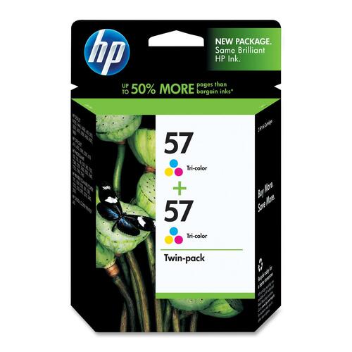 Hewlett Packard Tricolor Inkjet Cartridges Twin Pack (c9320fn#140)