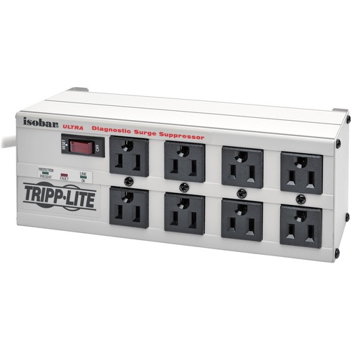 Tripp Lite Isobar825ultra Isobar Ultra Surge W/ Fax/modem 8 Outlets 25ft Cord 2350 Joules