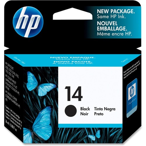 HP No  14 Black Ink Cartridge