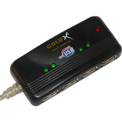 Goldx Tethered Usb 2.0 Hub Gx3006