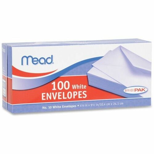 Mead #10 Plain White Envelopes | by Plexsupply