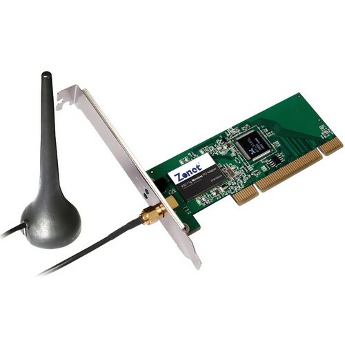 Zonet ZEW1605A 802.11g Wireless PCI Adapter - ZEW1605A - Wireless ...