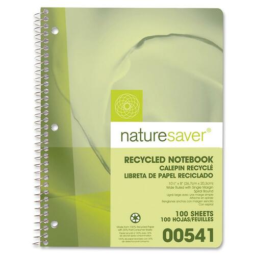 NAT 00541, Nature Saver Recycled Notebook