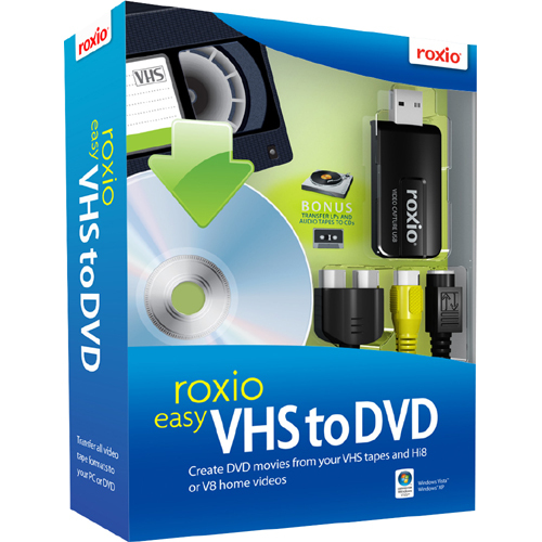 Roxio Easy VHS To DVD - 242500 - Multimedia & Graphics Software ...