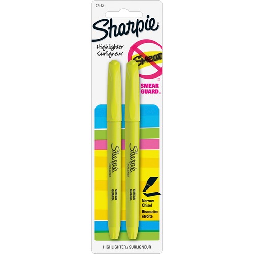 Sanford Sharpie Accent Highlighters w/Smear Guard | by Plexsupply
