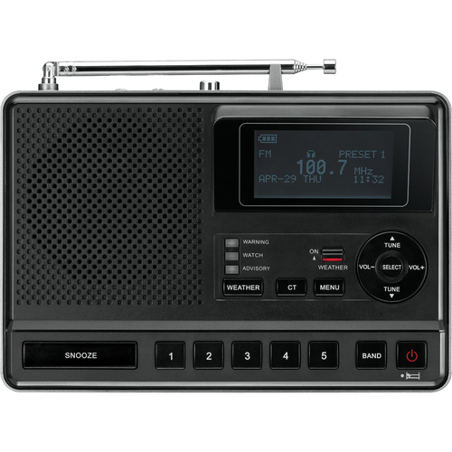 Sangean Cl-100 Table Top Public Alert Certified S.a.m.e. Weather Hazard Alert Radio