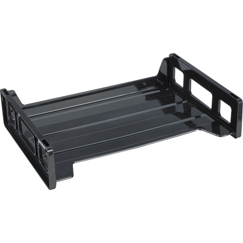 Bus. Source Side-loading Stackable Letter Trays | by Plexsupply