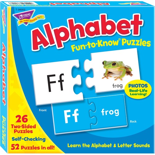 Trend Alphabet Fun-to-Know Puzzles | by Plexsupply