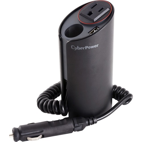 Cyberpower Upsa Power Inverter 150w Mobile Auto Air Plug Usb Charger, 2 Yr Warranty Box Quantity 10 Pcs - Cps150chu @ CompUPlus.com