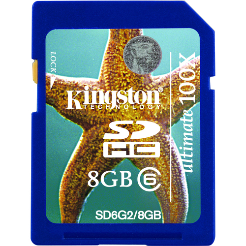 Kingston 8gb Sdhc Class6 Ultimate Flash  Card G2  Sd6g2/8gb