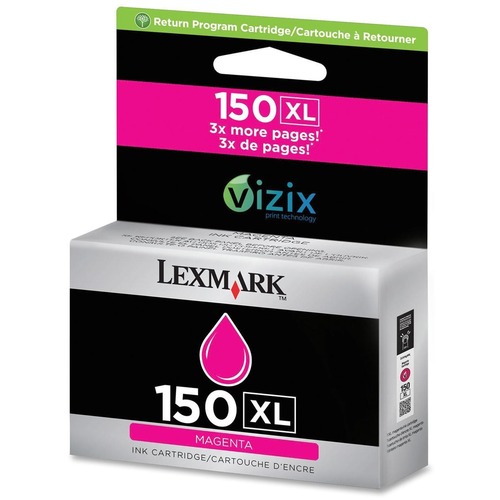 Lexmark 150xl Magenta Ink Cartridge - 14n1616 Lexmark 150xl Magenta Ink Cartridge - 14n1616