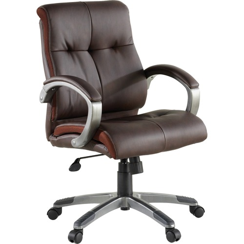 Lorell Low-back Executive Leather Swivel Chair | by Plexsupply