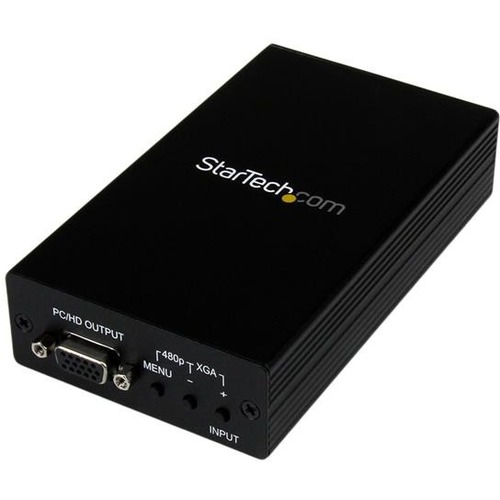 StarTech.com Composite and S-Video to VGA Video Converter - VID2VGATV ...