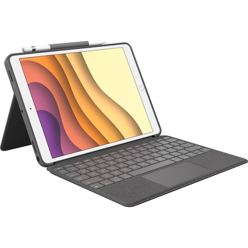 Logitech® Combo Keyboard/Cover Case for 10.5" Apple, iPad Air Generation), iPad Pro Tablet - WB Mason