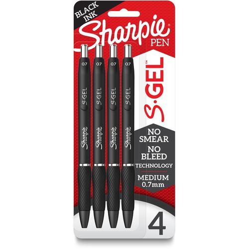 Sharpie S Gel Pens 0 7 Mm Pen Point Size Black Gel Based Ink