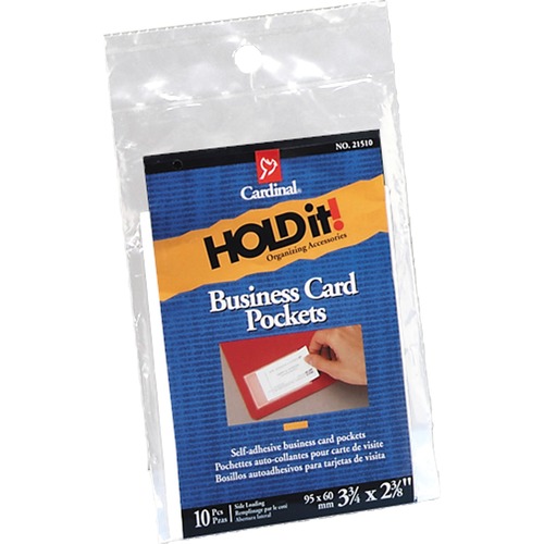 Cardinal HOLDit! Business Card Pockets | by Plexsupply