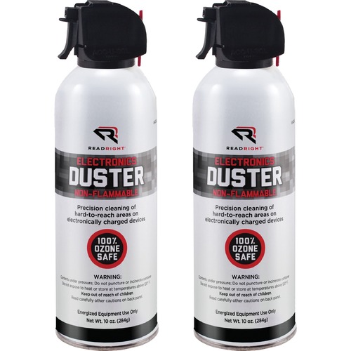 Read right - officeduster plus all purpose duster, 2 10oz cans/pack, sold as 1 pk