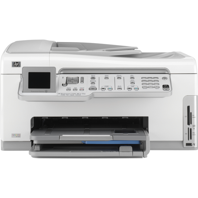 HP Photosmart C7200 C7250 Inkjet Multifunction Printer - Color - Photo ...