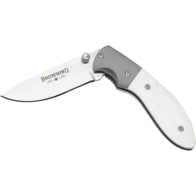 Browning KNIFE, 895 BRN FOR HER BONE FLDR