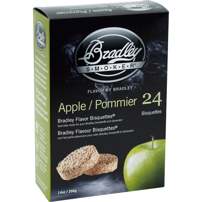 Bradley Smoker Apple Bisquettes 24-Pack