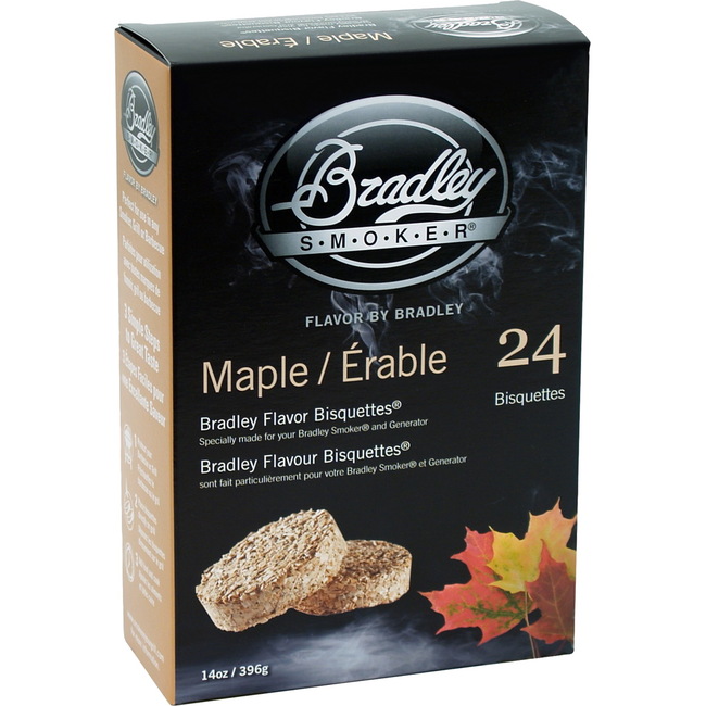 Bradley Smoker Maple Bisquettes 24-Pack