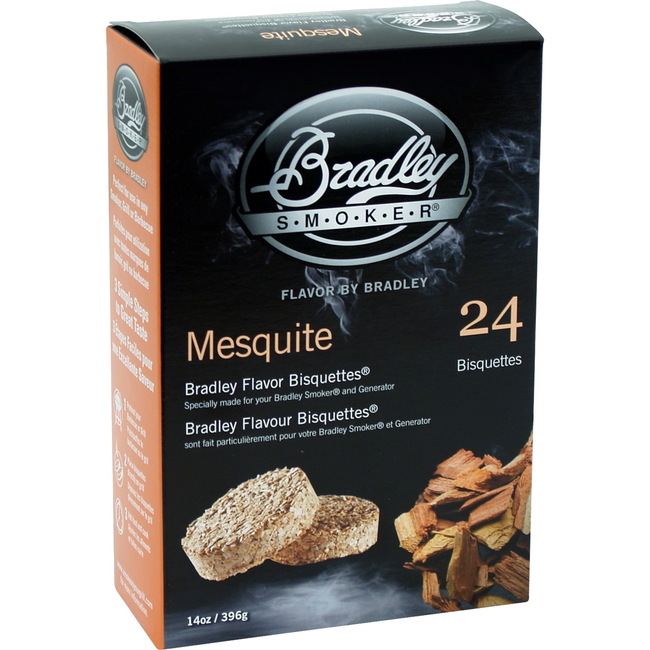 Bradley Smoker Mesquite Bisquettes 24-Pack