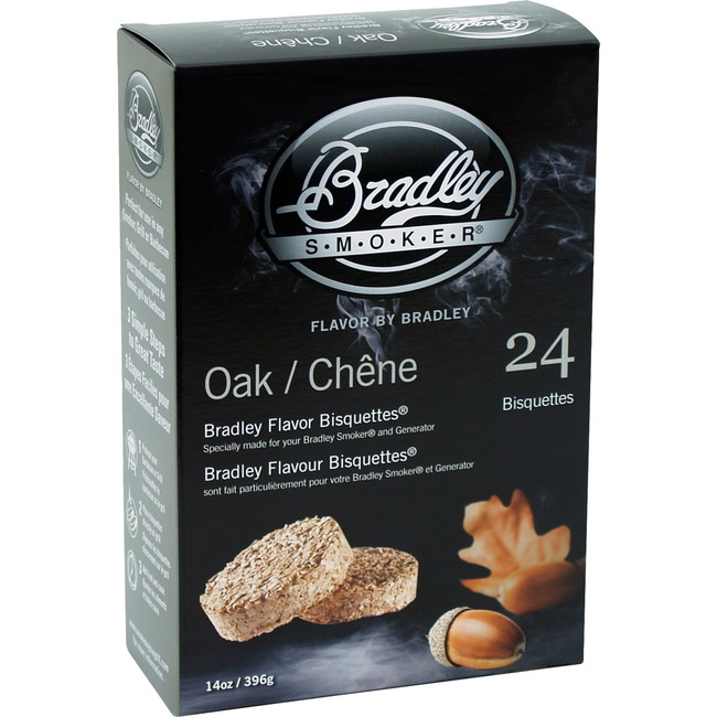 Bradley Smoker Oak Bisquettes 24-Pack