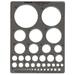 Chartpak Riser Circle Master Template