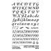 Chartpak AG16G Rub-On Art, Letter Transfers, Script Style, 5/8'' x 11/16'', Gold, CHAAG16G, CHA AG16G