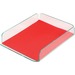 Deflect-o Glasstique Letter Size Desk Tray