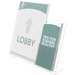Deflect-o Sign Holder With 4" Side Pocket