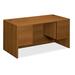HON 10573-MM Double Pedestal Desk, Rectangle Top, 60'' x 30'' x 29-1/2'', Medium OK, HON10573MM, HON 10573-MM