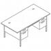 HON Metro Classic Series 72x36 Double Ped Desk