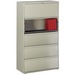 HON 800 Series 5-Drawer Lateral File With Lock