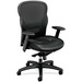 Basyx VL701 Leather Mesh Back Chair