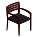 HON Cambia 2165 Wood Back Square Arm Guest Chair