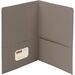 Smead Leatherette-Grained Two Pocket Portfolio